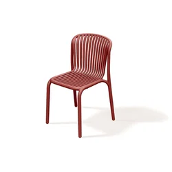 Prosperplast Stol BRENE 52x53x82,5 cm, retro rdeč, plastičen Prosperplast