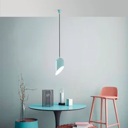 Opviq Luster Kesik, 32-121cm, O14 cm, Svetloplavi