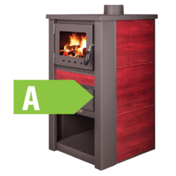 KAMIN NOVA CERAMIC RDEČA