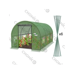 Chomik Baštenski plastenik 3-segmentni 3 x 2 x 2 m 5552