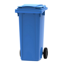 Dvorišna kanta za smeće 120l Premium plava 5015 P120