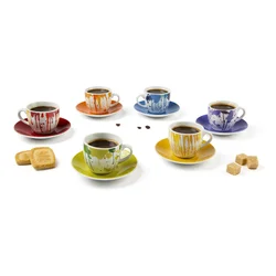 Excelsa set šoljica za espresso kafu DRIPPING, 6 komada