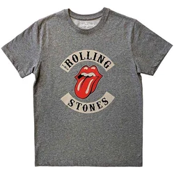 The Rolling Stones Biker Tongue Grey XL Majica