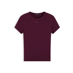 Tommy Jeans Majica ESSENTIAL jagoda