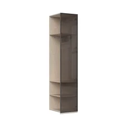 JELA Dodatni plakar sa aluminijumskim ramom DP1-AL - Kolekcija Opera - Bež tekstil/AL Ram kašmir - 45x224x56cm