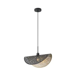 Luster na sajli GALILEA 1xE27/15W/230V crna