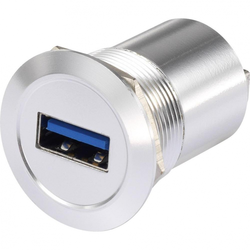 Conrad USB-vgradna vtičnica, USB-08 USB-vtičnica Typ A na USB-vtičnica Typ A Conrad vsebuje: 1 kos