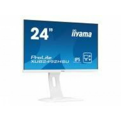 Iiyama 27 WHITE ULTRA SLIM LINE , 1920x1080, IPS-panel, 250 cdm, 13cm Height Adj. Stand, Speakers, VGA, HDMI, DisplayPort, 4ms, USB-HUB 2