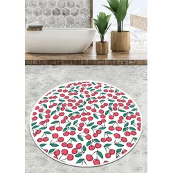 LEssentiel Maison Kupatilski otirač Ciliegia, 120cm, Belo-crveni