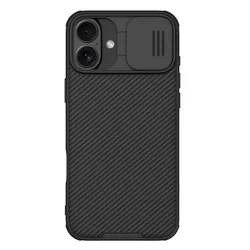 Maska za mobilni telefon iPhone 16 Plus NILLKIN CAMSHIELD PRO, Crna