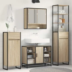 Kupaonski ormar Sonoma 40 x 30 x 100 cm Konstruirano drvo
