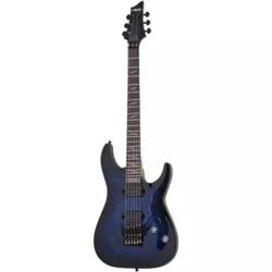 Schecter Omen Elite-6 FR See-Thru Blue Burst