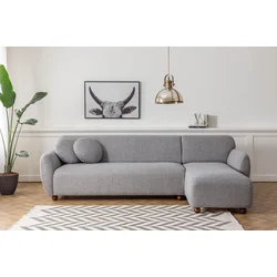 Atelier del Sofa Ugaona garnitura Eddy 273x162cm, Svetlosiva