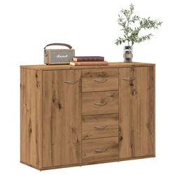 Komoda boja hrasta artisan 88x30x64 cm od konstruiranog drva
