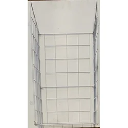 Grid laundry basket, 410x490x290mm, chrome - Aqualine - 24 - 14