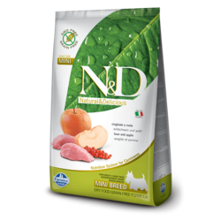 N&D Prime Hrana za pse Mini Adult, Jabuka i Divlja svinja - 800 g