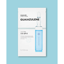 Missha Sheet maska ??za lice Mascure Calming Solution Sheet Mask Guaiazulene - 27 ml / 1 kom