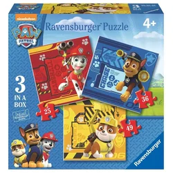 Ravensburger puzzle Paw patrol, 3 u 1