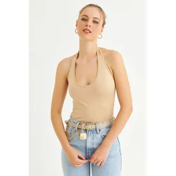 Cool & Sexy Ženska bluza Tf69, Bež