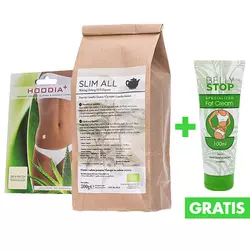 Slimming paket - čaj in obliži za hujšanje + GRATIS BellyStop krema