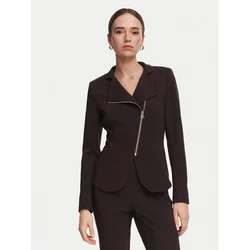Rinascimento Suknjič CFC0130203003 Temno rjava Slim Fit