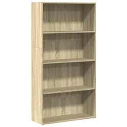 Regal za knjige boja hrasta 80x30x152 cm od konstruiranog drva
