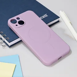 Maska za telefon iPhone 13 TERACELL GIULIETTA, Magsafe, Ljubicasta