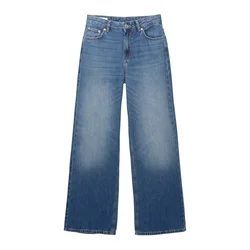 Pull&Bear Kavbojke moder denim