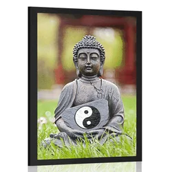 Plakat filozofija budizma - 30x45 black