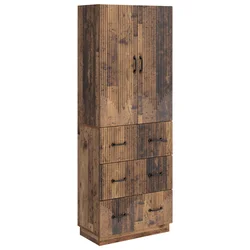 Set ormara 2 pcs Staro drvo 66 x 34,5 x 87 cm Konstruirano drvo