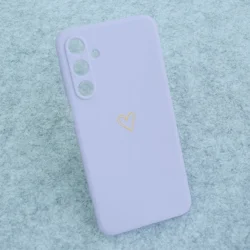 Maska Golden Heartbeat za Samsung S25 FE/ S731B ljubicasta