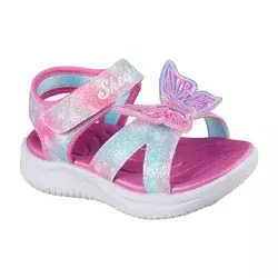 Skechers Sandale za devojčice S Lights Jumpsters Sandal-Bu, 303109N-PKMT, Roze