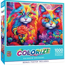 Masterpieces - Puzzle Colorize - mavrične metuljčke - 1 000 kosov
