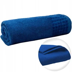 shumee Hitrosušeča kopalna brisača 100% bombaž debela 50x100 cm modra