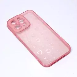 Maska za telefon Heart Color IMD za iPhone 14 Pro Max 6.7 roze