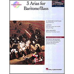 3 ARIAS FOR BARITONE/BASS +CD