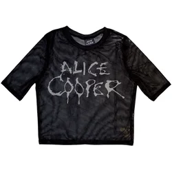 Alice Cooper Majica Dripping Logo Ladies Black S