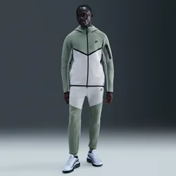 Nike Tech Mens Fleece Joggers - Grey - Cotton/Polyester