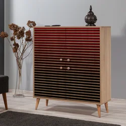 Hanah Home Komoda Multilux 95x111x36cm Hrast