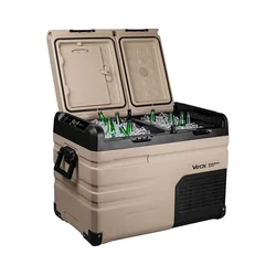 Potovalni hladilnik z LCD zaslonom 39 l 230V/12V/24V rjava