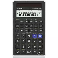 Casio Školski kalkulator Casio fx-82 SOLAR II Crna Zaslon (broj mjesta): 12 solarno napajanje (Š x V x d) 71 x 10 x 134 mm