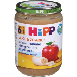 HIPP Mera integralnih žitarica sa ?abukom i bananom, 190 gr