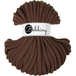 Bobbiny Jumbo 9 mm 30 m Chocolate Brown Vrvica