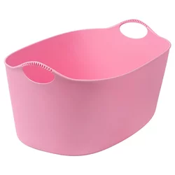 TORKIS Fleks. korpa za veš,unutra/spolja, roze, 35 l