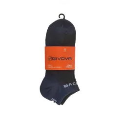 CALZA INVISIBILE TRIS štucne/nogavice plavo-belo BOY