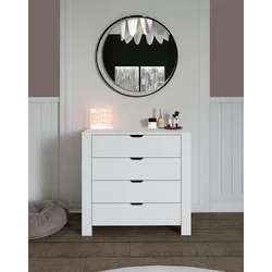 Hanah Home Komoda Duru 1600-31, 90x85x42 cm, Bela