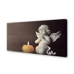 tulup.si Slika na platnu Molitev angel sveča 140x70 cm