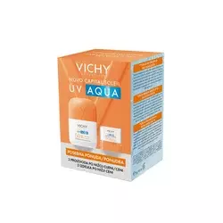 Vichy Capital Soleil  UV Aqua Nevidljivi fluid SPF 50, 50 ml + Stik za lice i usne SPF 50+, 10 g