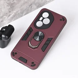 Maska za Honor 400 Pro Hard Ring bordo