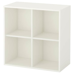 EKET Element s 4 pregrade, bela, 70x35x70 cm